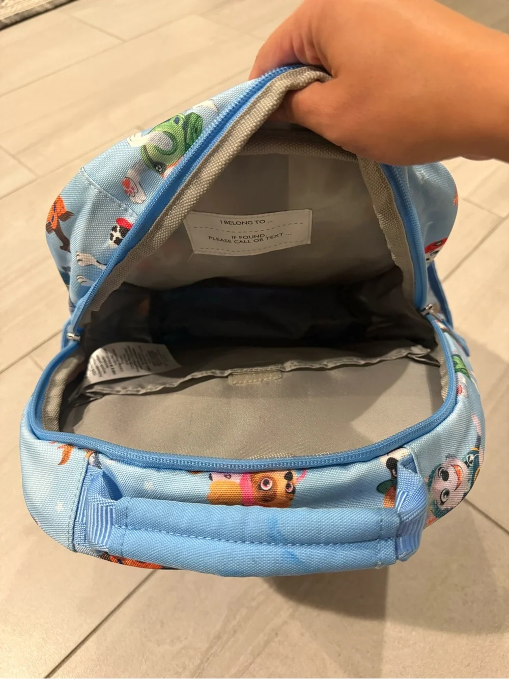 Paw Patrol Light Blue Kids pottery barn backpack